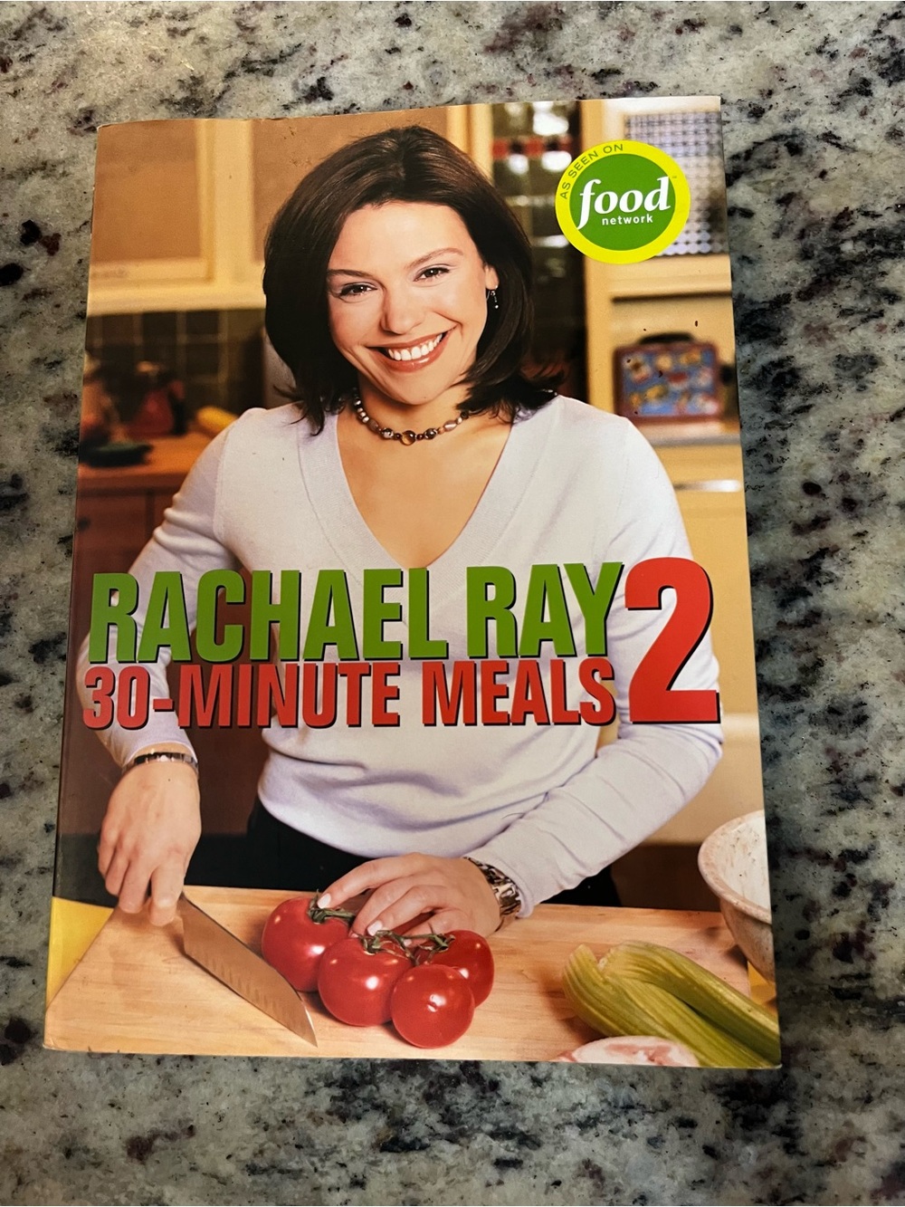 Food Network Rachael Ray 30-Minute Meals 2 Cookbook - White, Green, Red